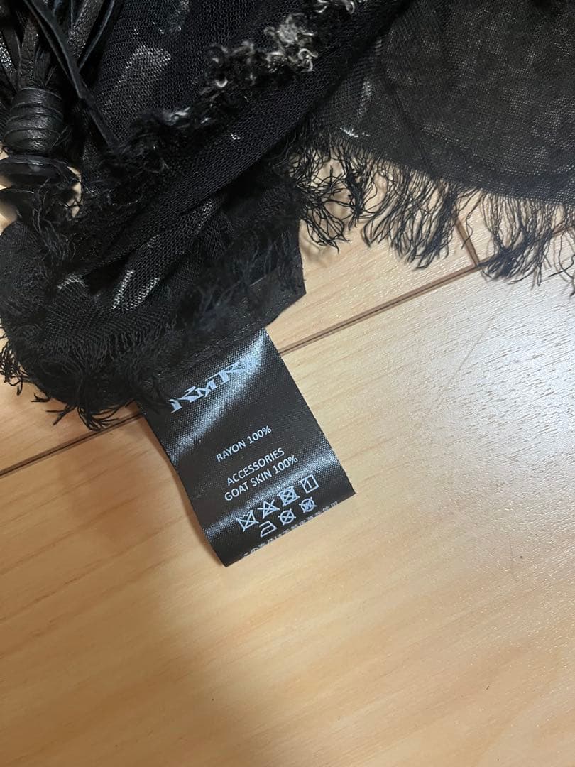 KMRii ケムリ Shadow Vine Square Stole ストール