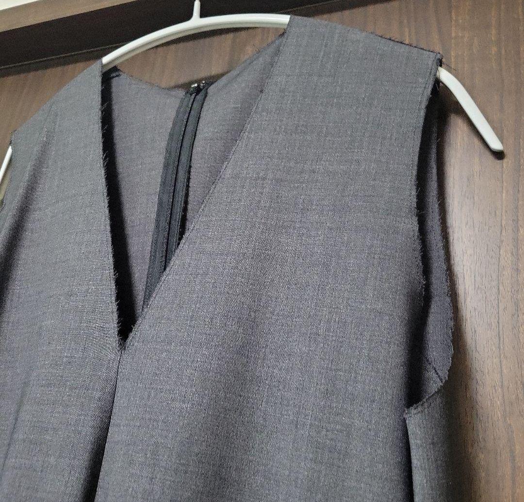 美品 ヴェルメイユパーイエナ ロングVネック ワンピース ※着丈お直し