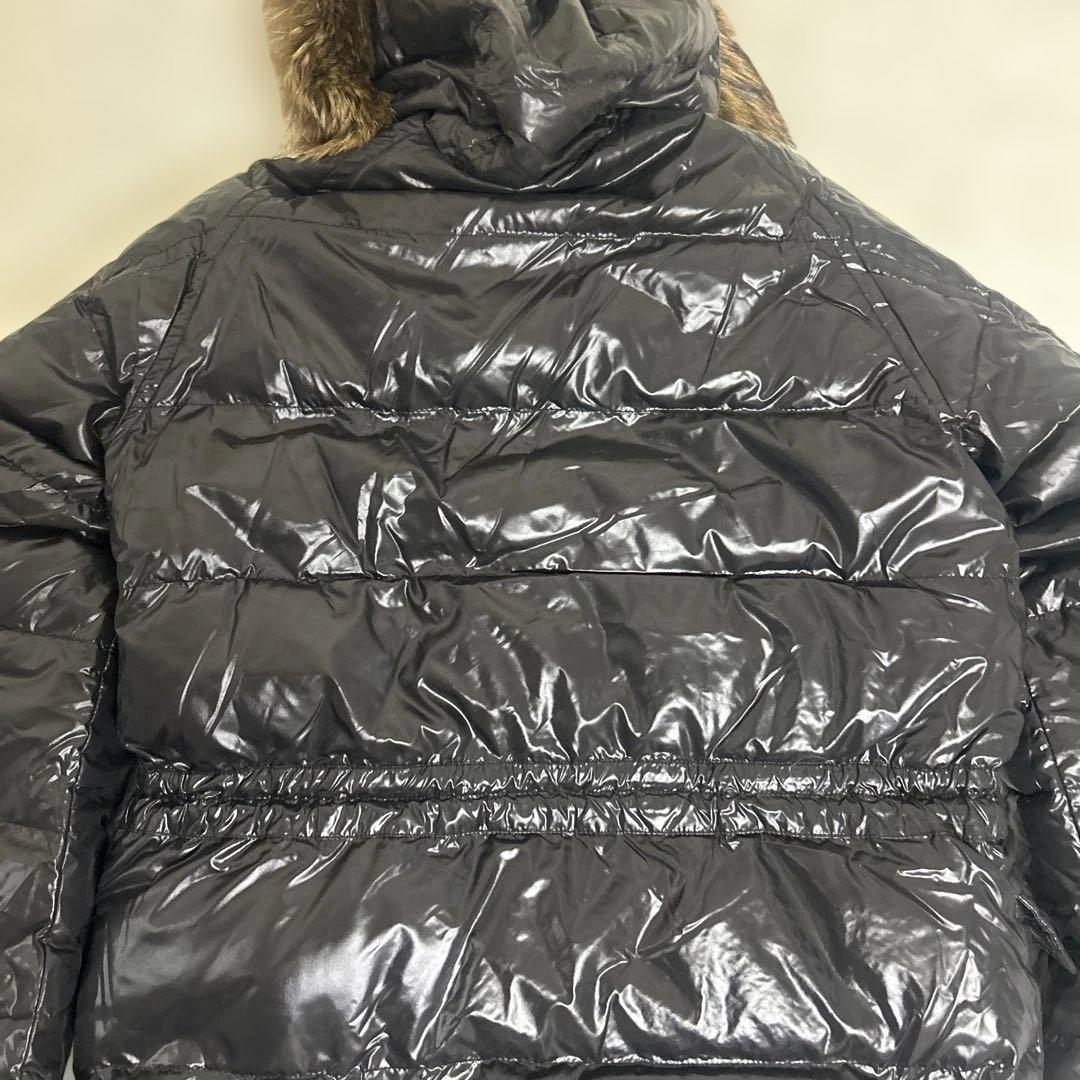 【美品】モンクレール アンドレ リバーシブルダウンコート ブラック　ファー　L