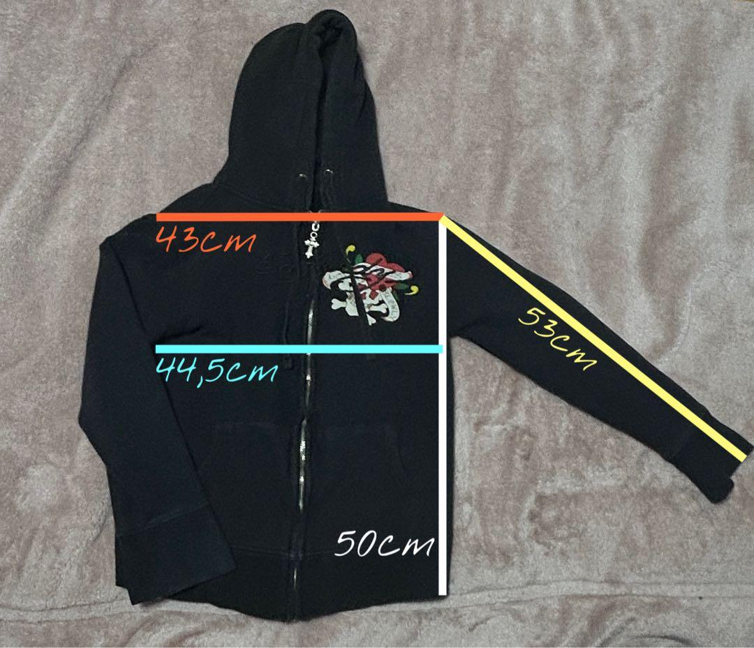 Ed Hardy ブラック パーカー★