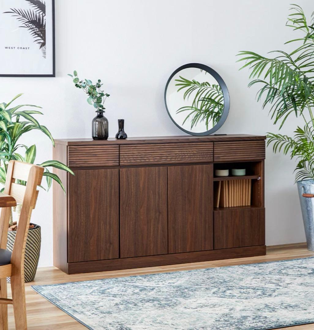 大川家具　モーブル　サイドボード　北欧