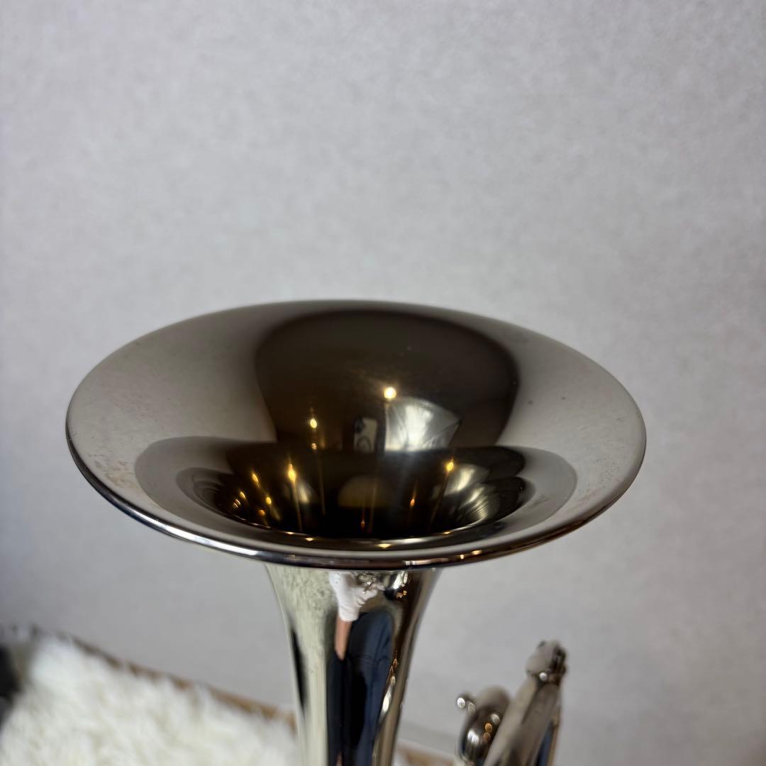 【美品】YAMAHA　YTR-135 B♭トランペット ニッケルメッキ　シルバー