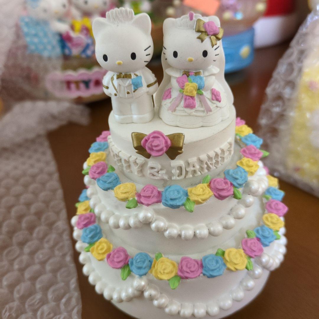 ハローキティ ウェディングケーキ オルゴール