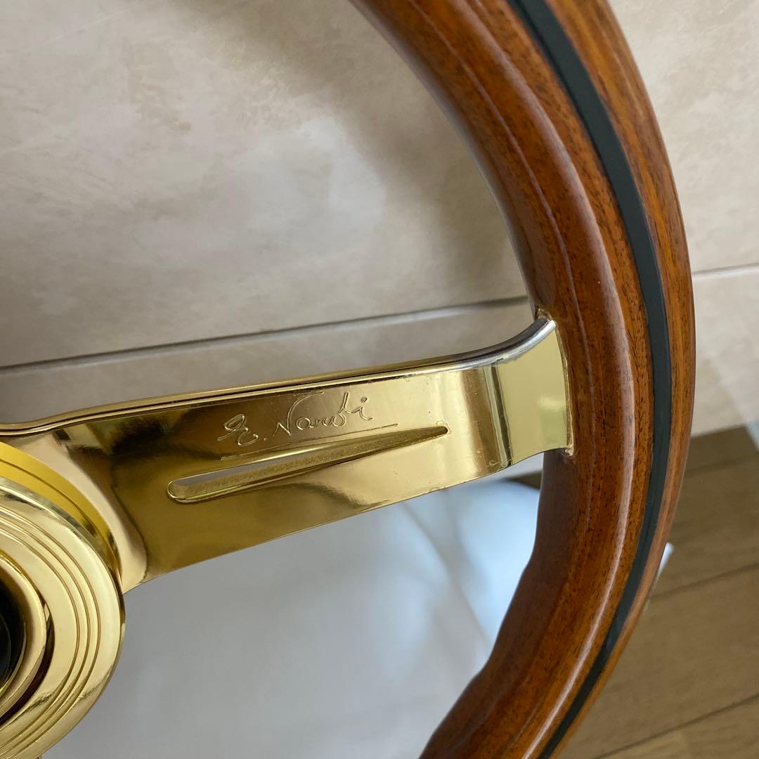 ナルディ ウッドステアリング 32.5パイ