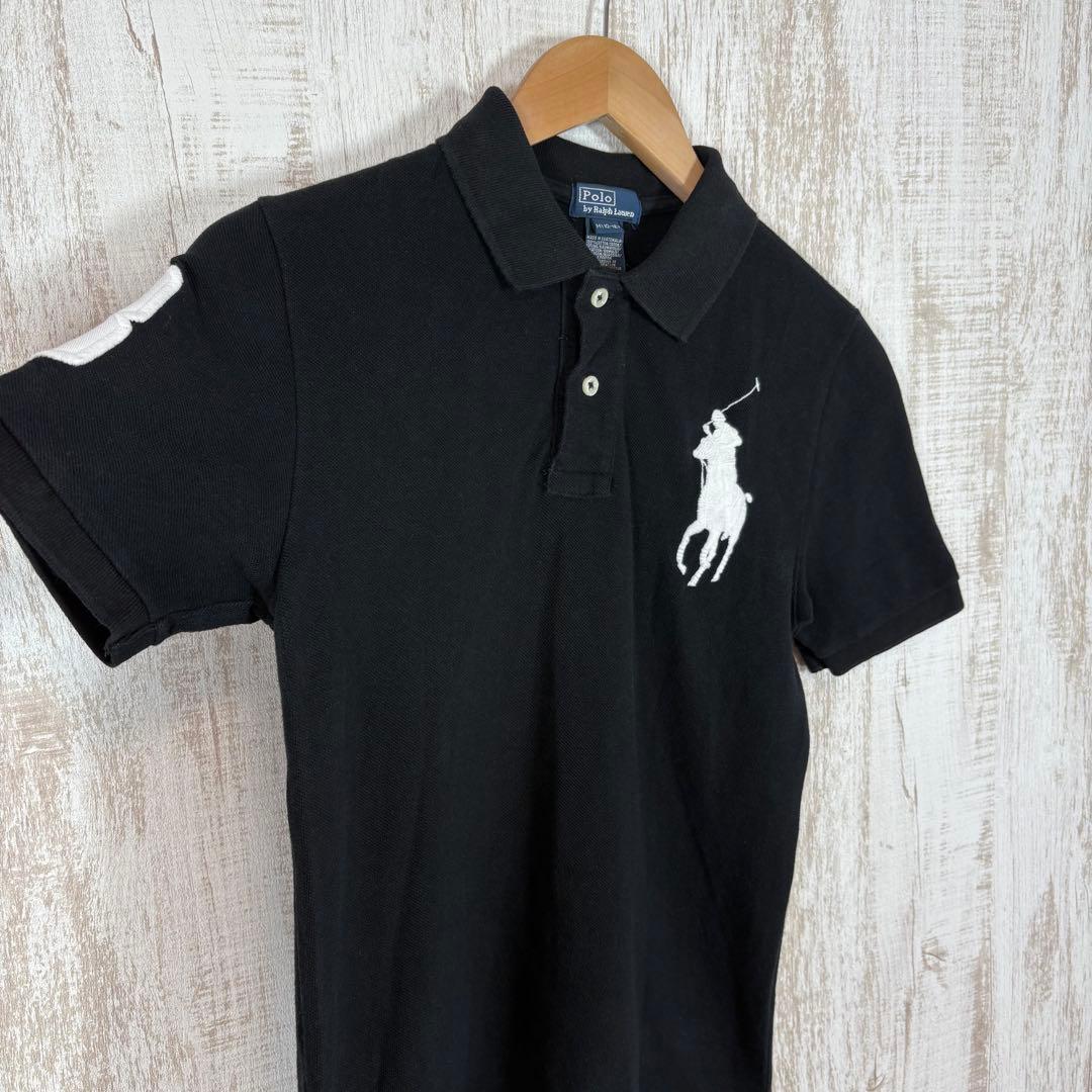美品 ラルフローレン ビッグポニー ロゴ刺繍 ナンバリング ポロシャツ y2k