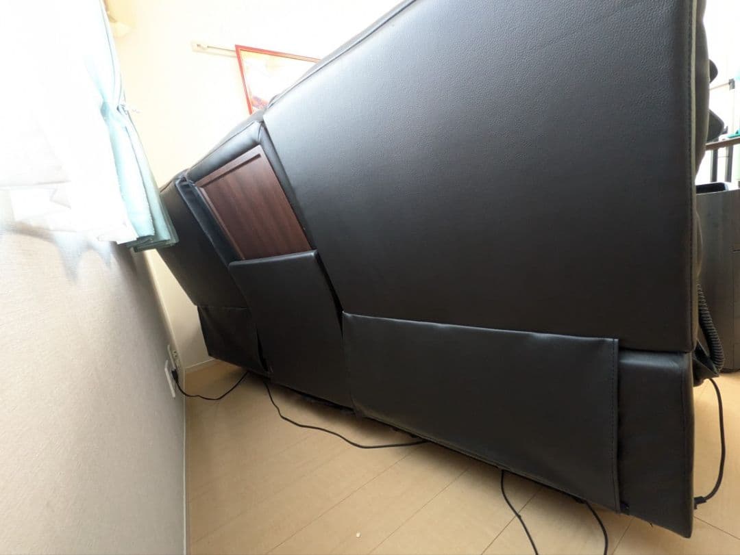 NITORI ニトリ 電動リクライニングソファ 3人掛け ブラック 動作確認済