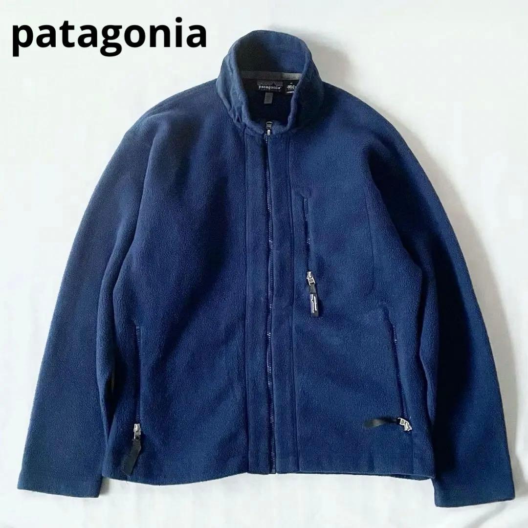 00s patagonia シンチラ　ジャケット　フリース　ネイビー　パタゴニア