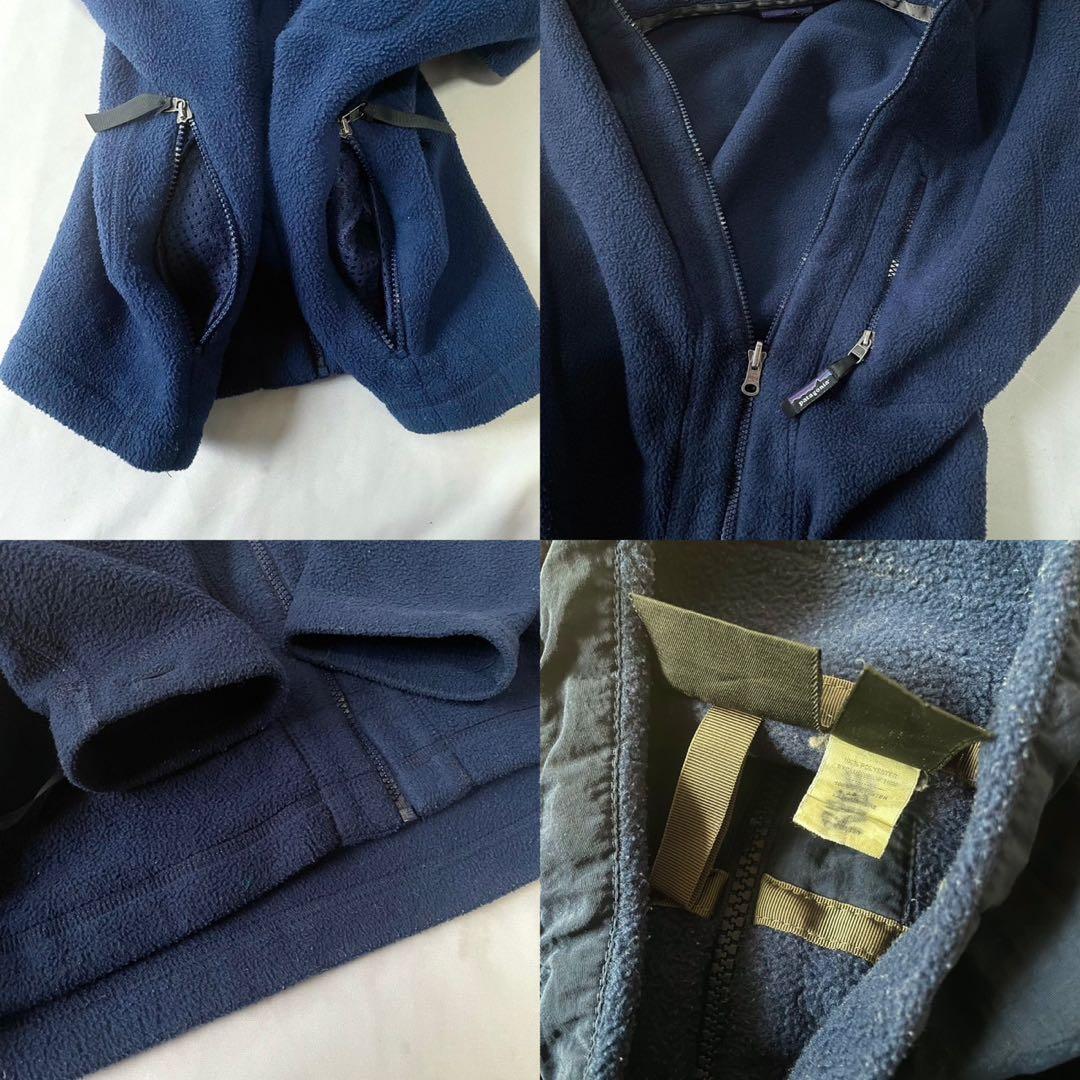 00s patagonia シンチラ　ジャケット　フリース　ネイビー　パタゴニア