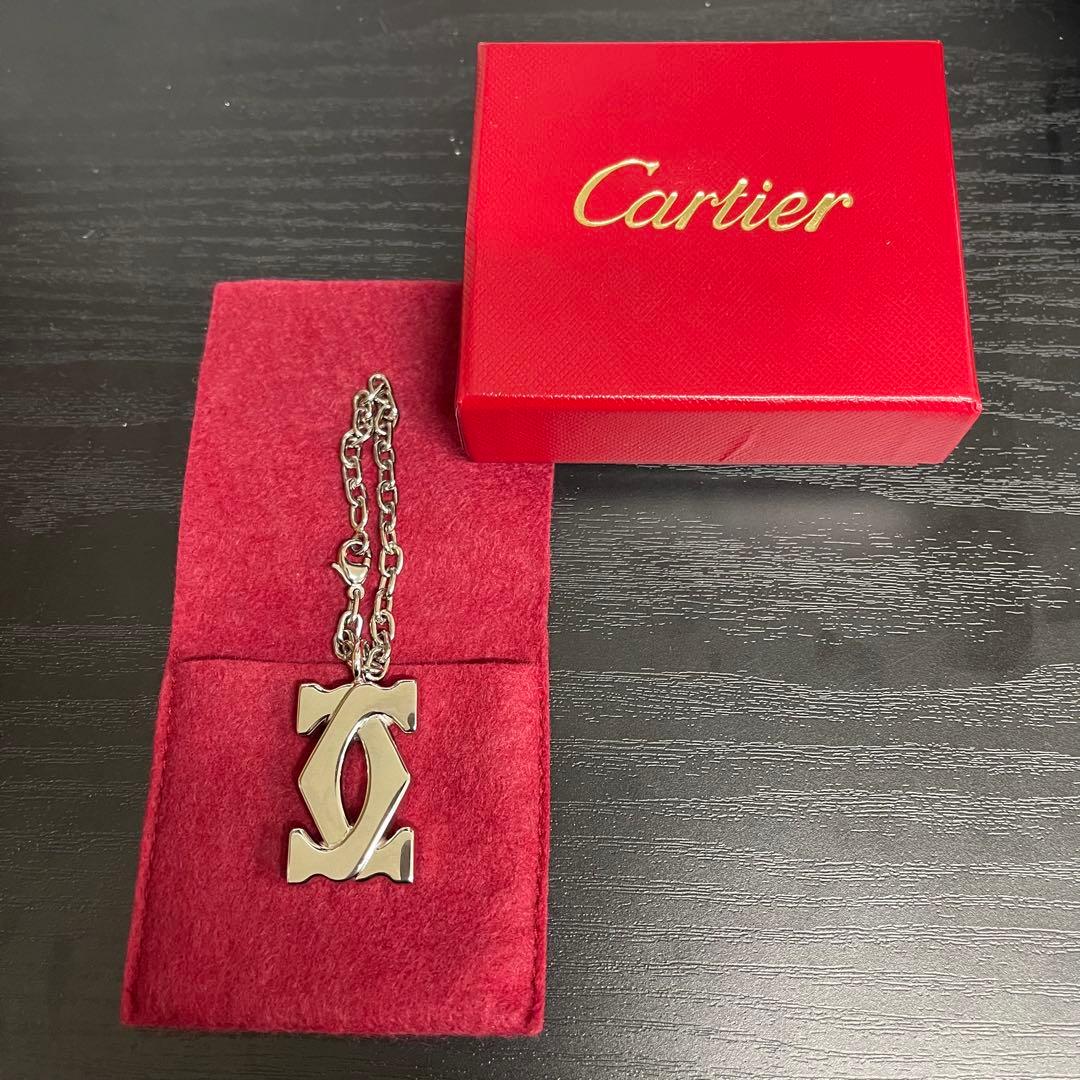 最終値下げ！カルティエ ロゴバックチャーム・ペンダントトップ