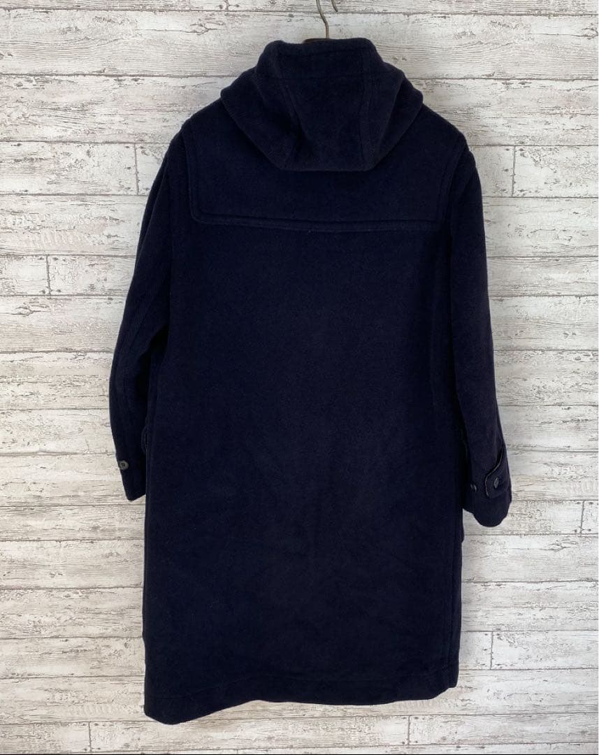 90's モントゴメリー　ヘリンボーン織　ウール100% 紺色　US38 英国