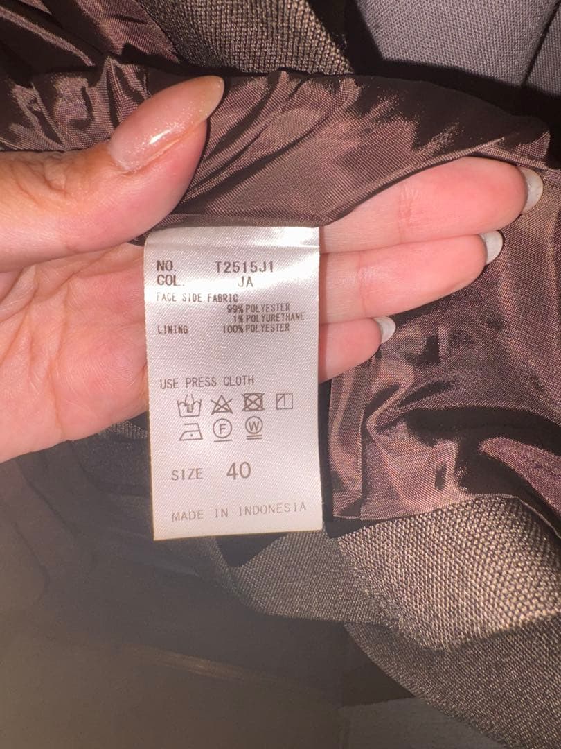 ブラウン ダブルボタンスーツ セット