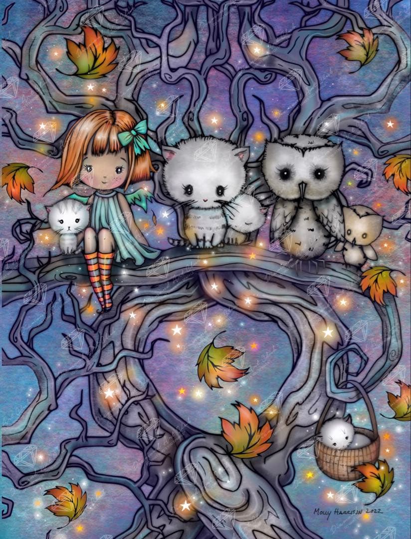 ダイヤモンドアートクラブ　the Autumn tree