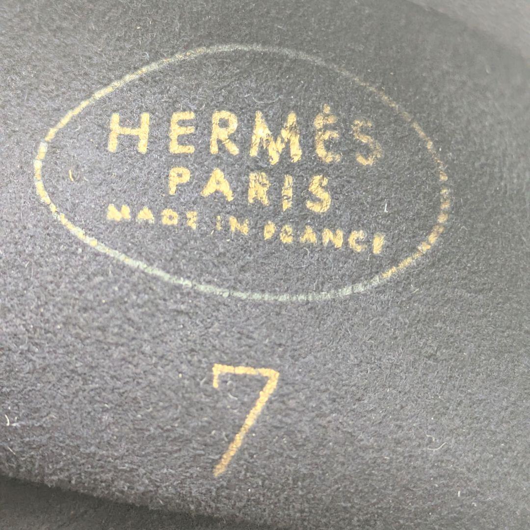 HERMES エルメス セリエラムスキン グローブ 手袋 ダークブルー