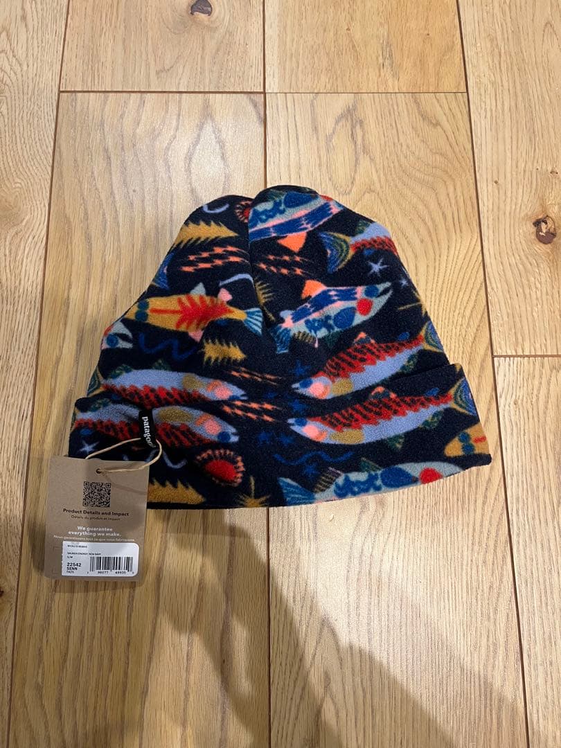 m*u様 【新品】patagonia マイクロD ビーニー トラウトSALMON