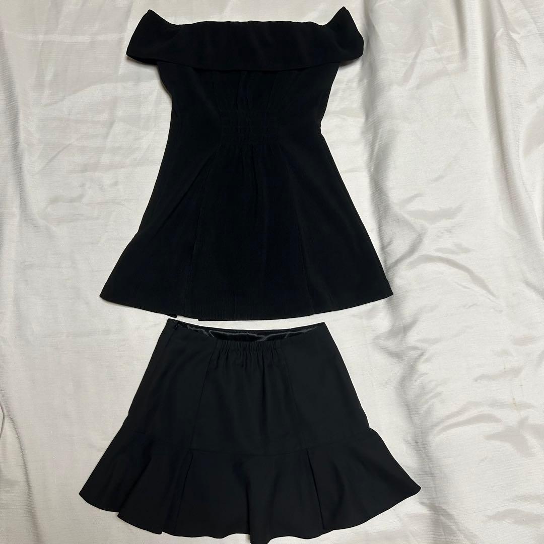 DEA robe de fleurs オフショルダー ナイトドレス