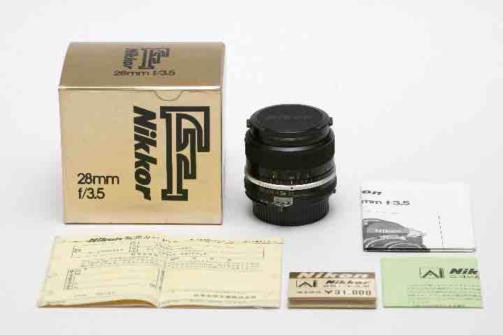 Ai  ニッコール 28mm F3.5　（新品）オールドレンズ　超貴重品