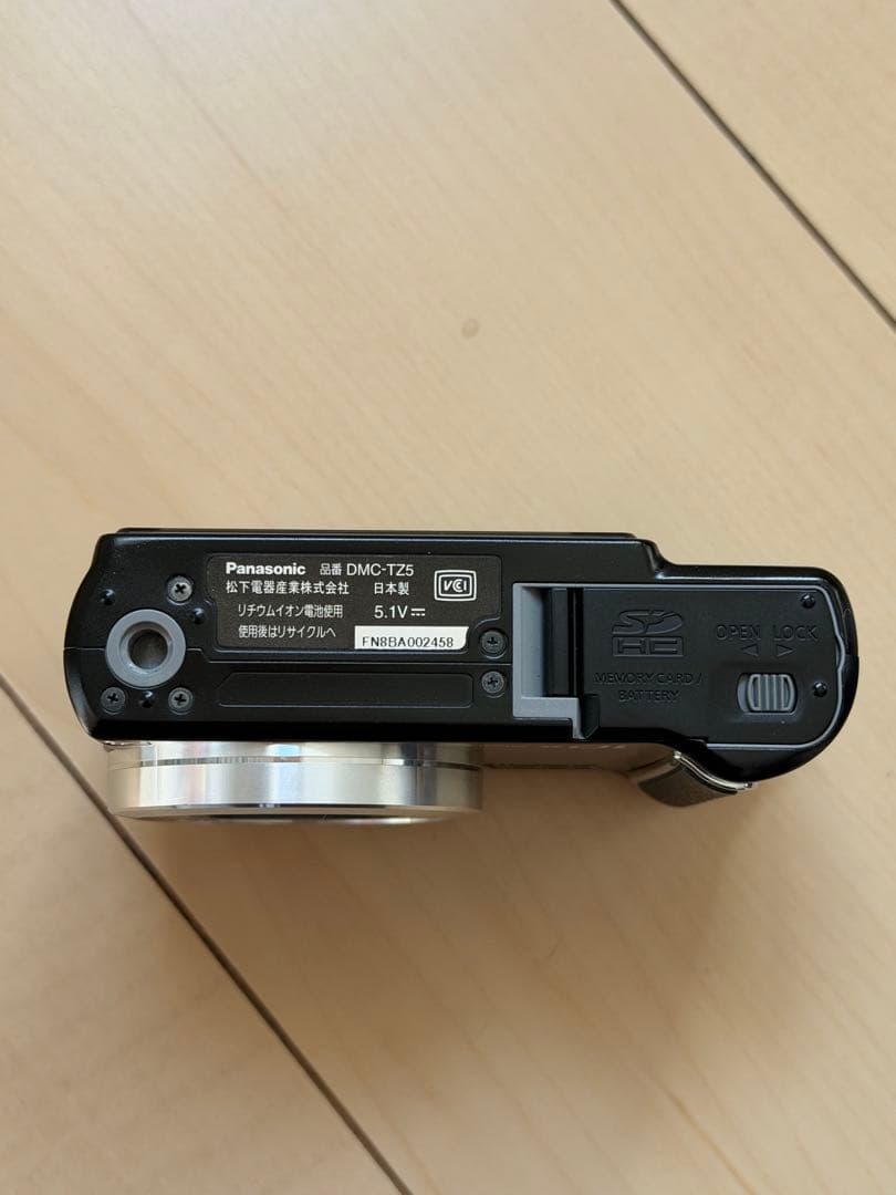 動作確認済 Panasonic LUMIX DMC-TZ5 ブラック
