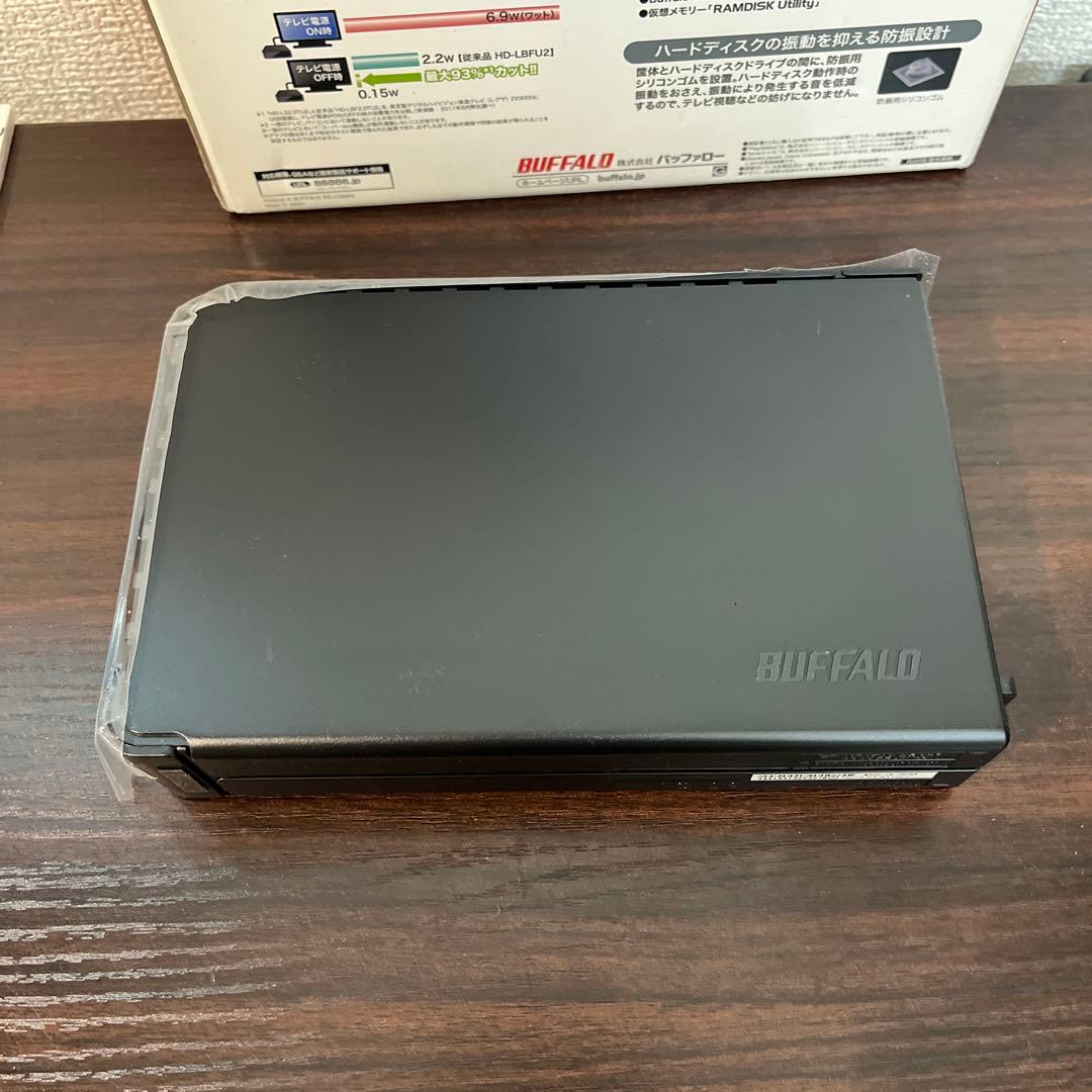 （新品）BUFFALO 外付ハードディスク2.0TB テレビ&パソコン対応