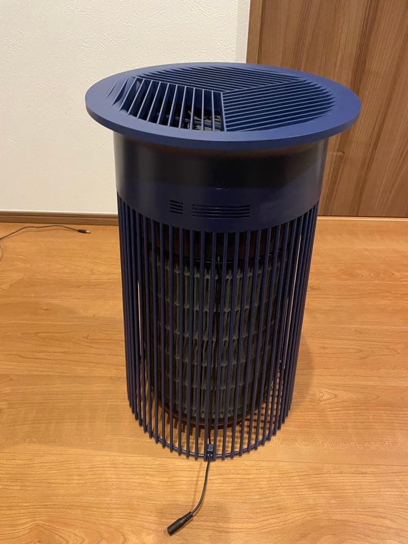 美品 ±0プラスマイナスゼロ 空気清浄機 ネイビー ブルー XQH-C030