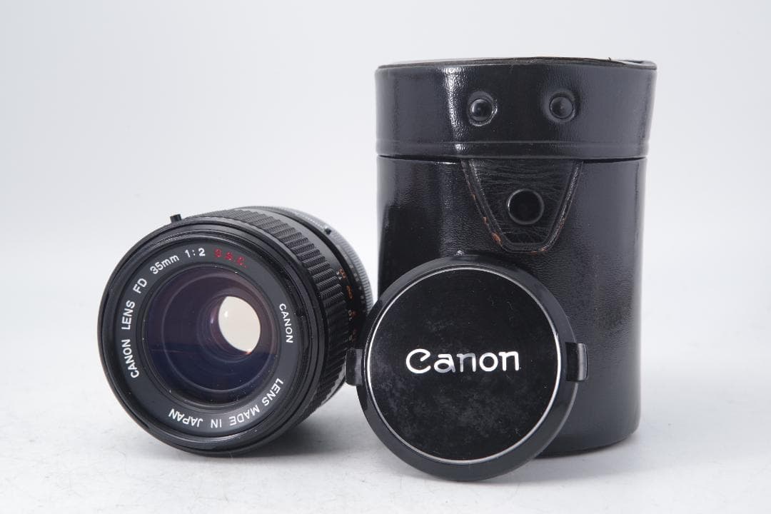 希少 CANON FD 35mm F2 S.S.C. 凹型 ⚪︎マーク トリウム