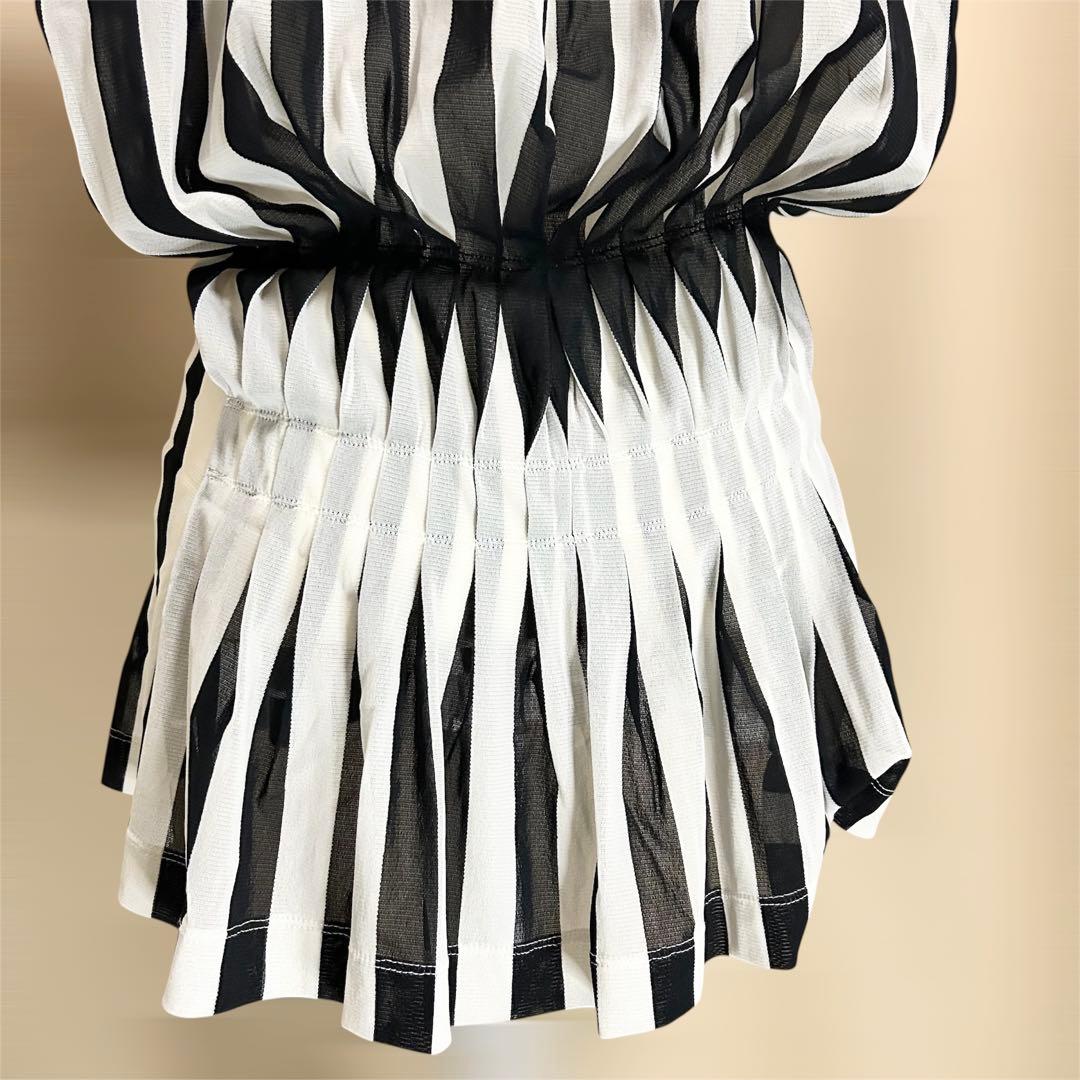 【miko】美品✨イッセイミヤケ プリーツチュニック カットソー