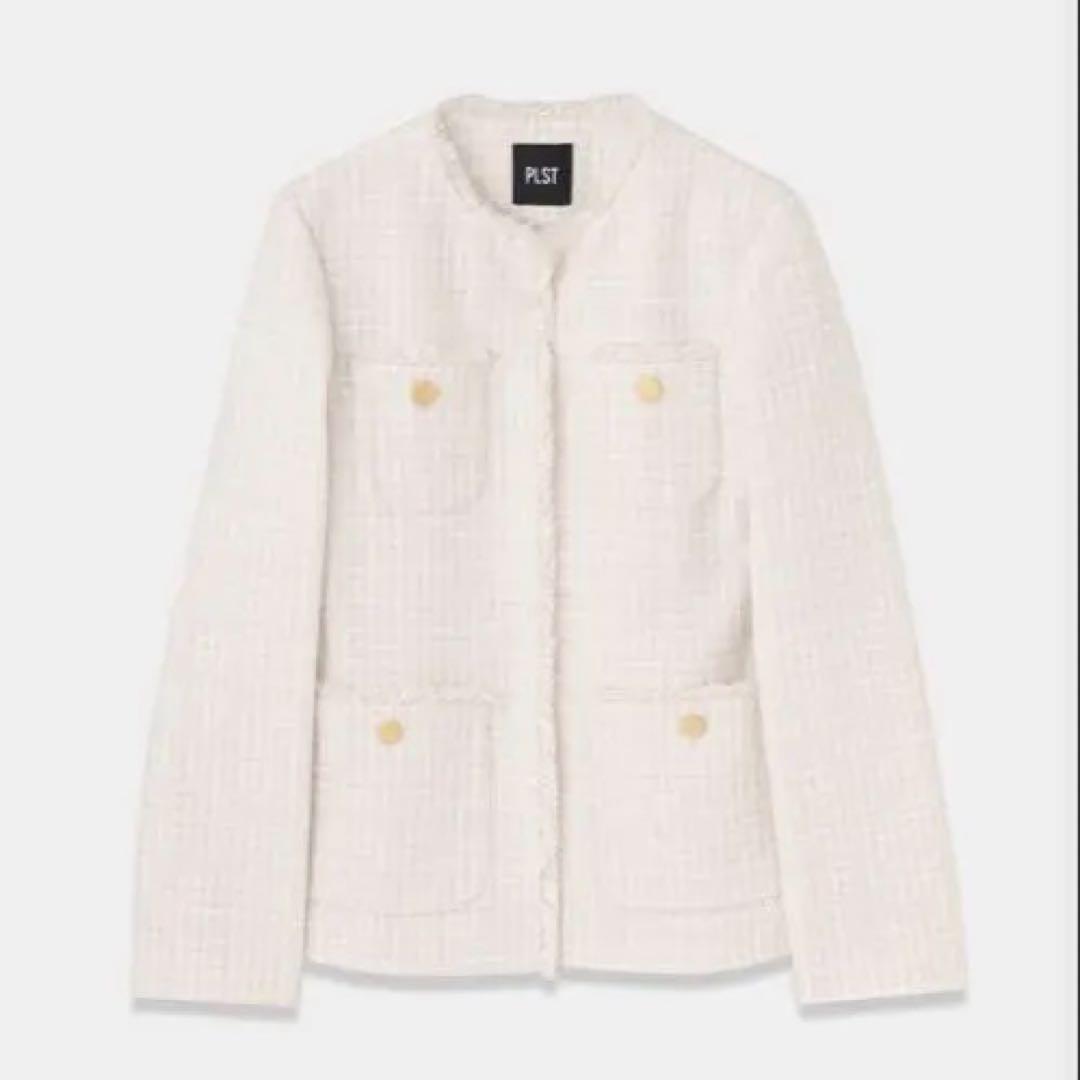 PLST L ツイードジャケット