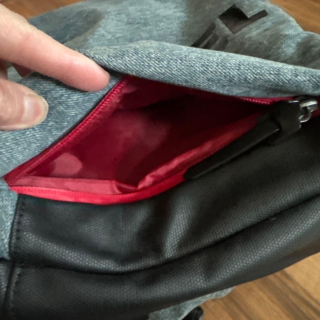 dieselデニムボディバック