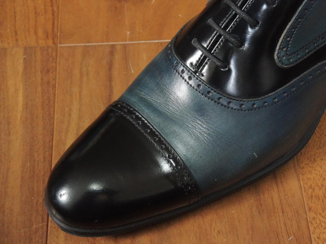 ★極上美品　ランバン コレクション　25㎝　落感あふれるコンビオックスフォード