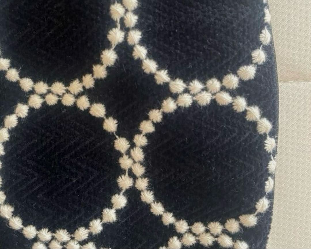 minä perhonen タンバリン エッグバッグ　ヘリンボーン