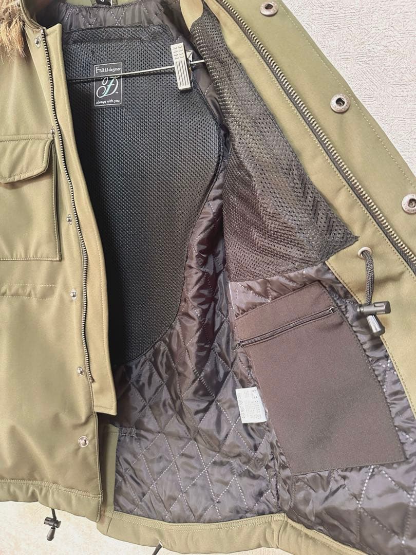 ゆ*は様 お得2着セットデグナーウインタージャケットライダース冬モッズコートカー