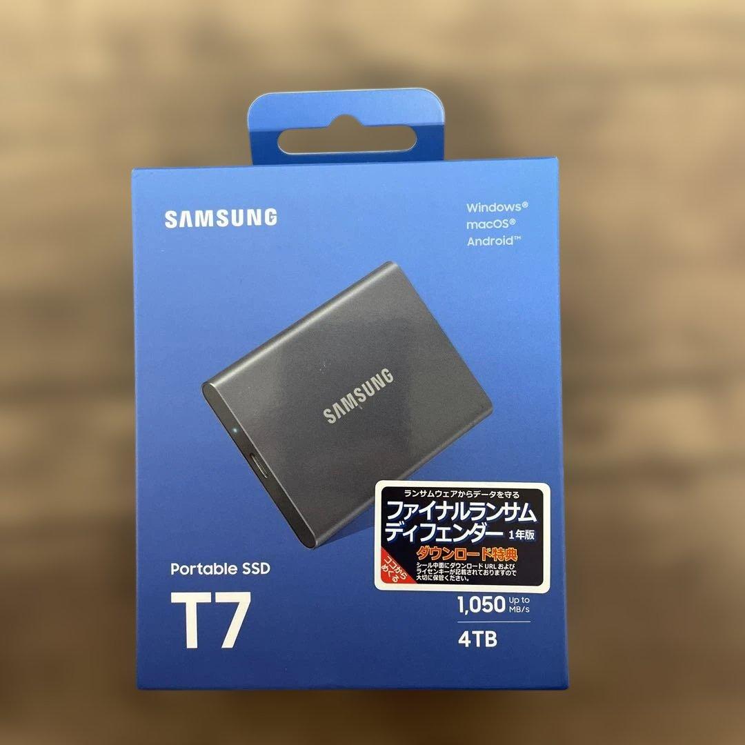261015 Samsung T7 4TB 外付けSSD
