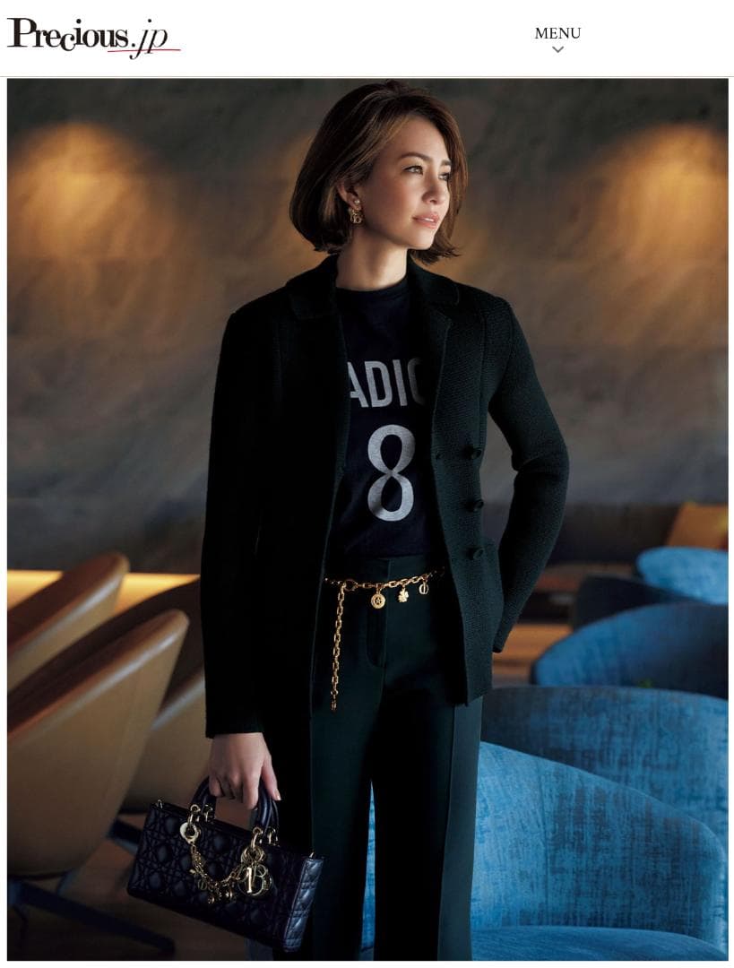 極美品★Christian Dior★雑誌掲載★ニット★名品★バージャケット