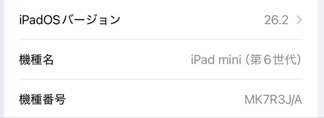 iPad mini 第6世代 パープル Wi-Fiモデル 64GB