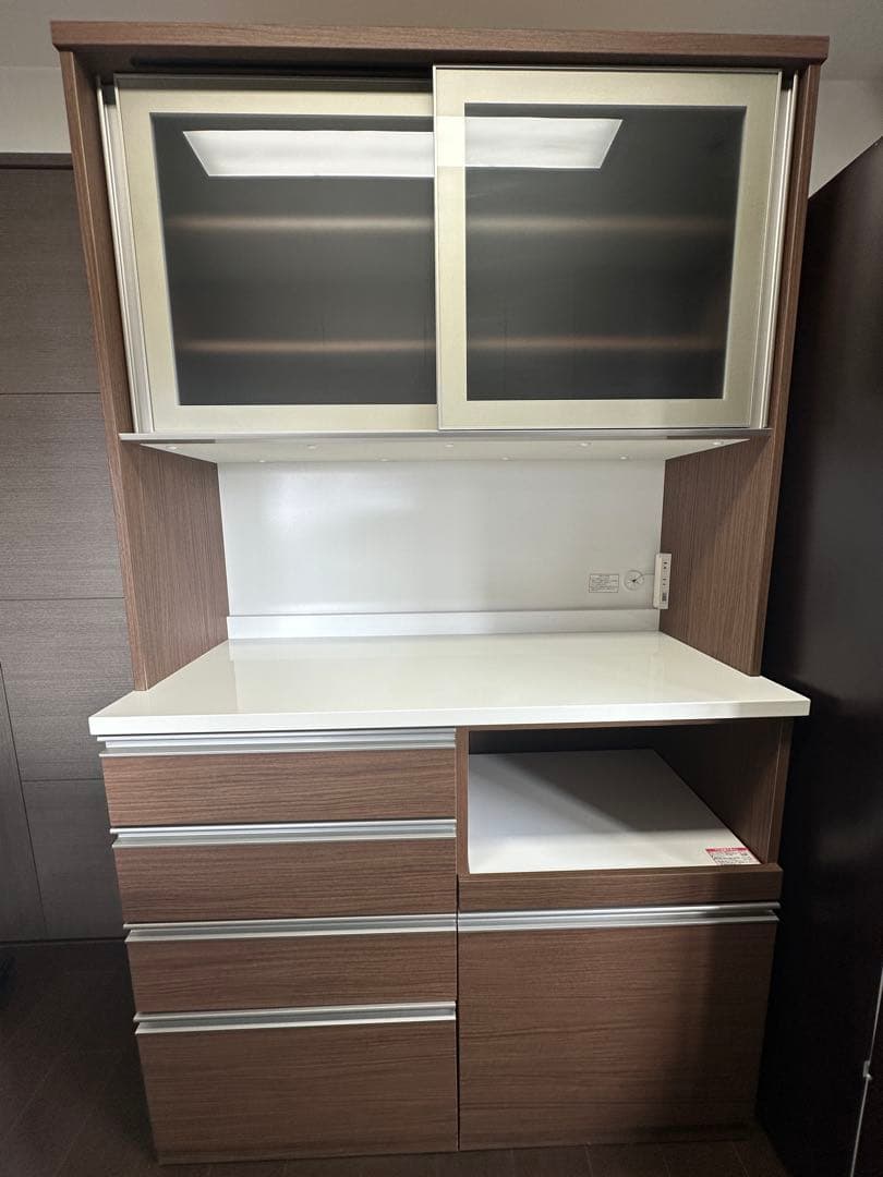 ニトリ キッチンボード RIGARE リガーレ 幅120 食器棚