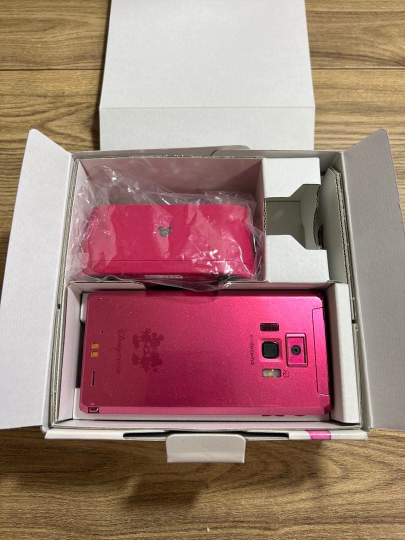 Disney mobile スマートフォン ピンク