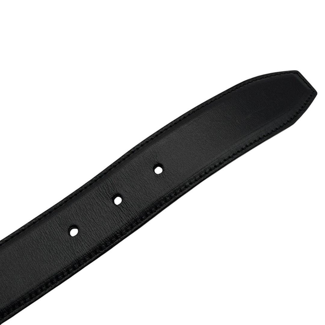 極美品✨サルヴァトーレフェラガモ ガンチーニ ベルト レザー ブラック×ゴールド