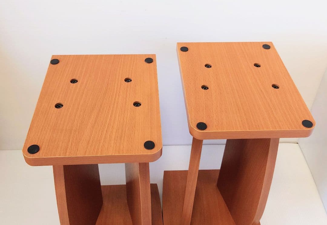 ハヤミ工産　木製スピーカースタンド　NX-300　木目