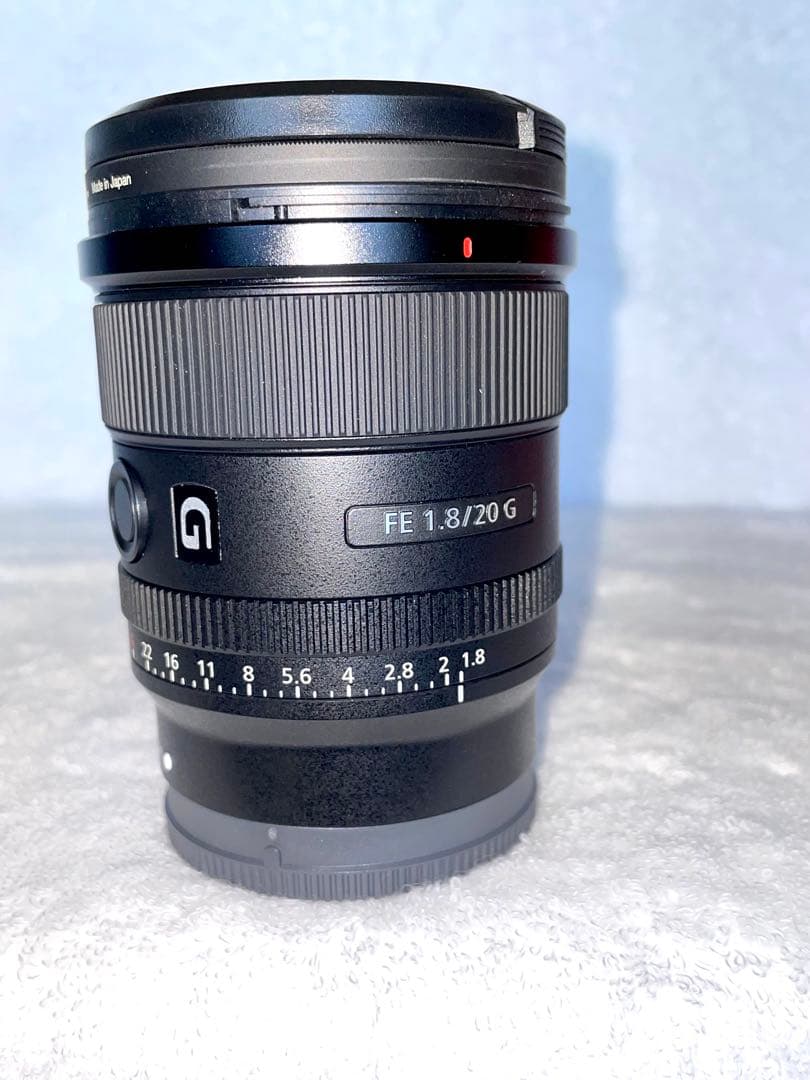 ソニー　SEL20F1.8G 保護フィルター付き メーカー保証残有り