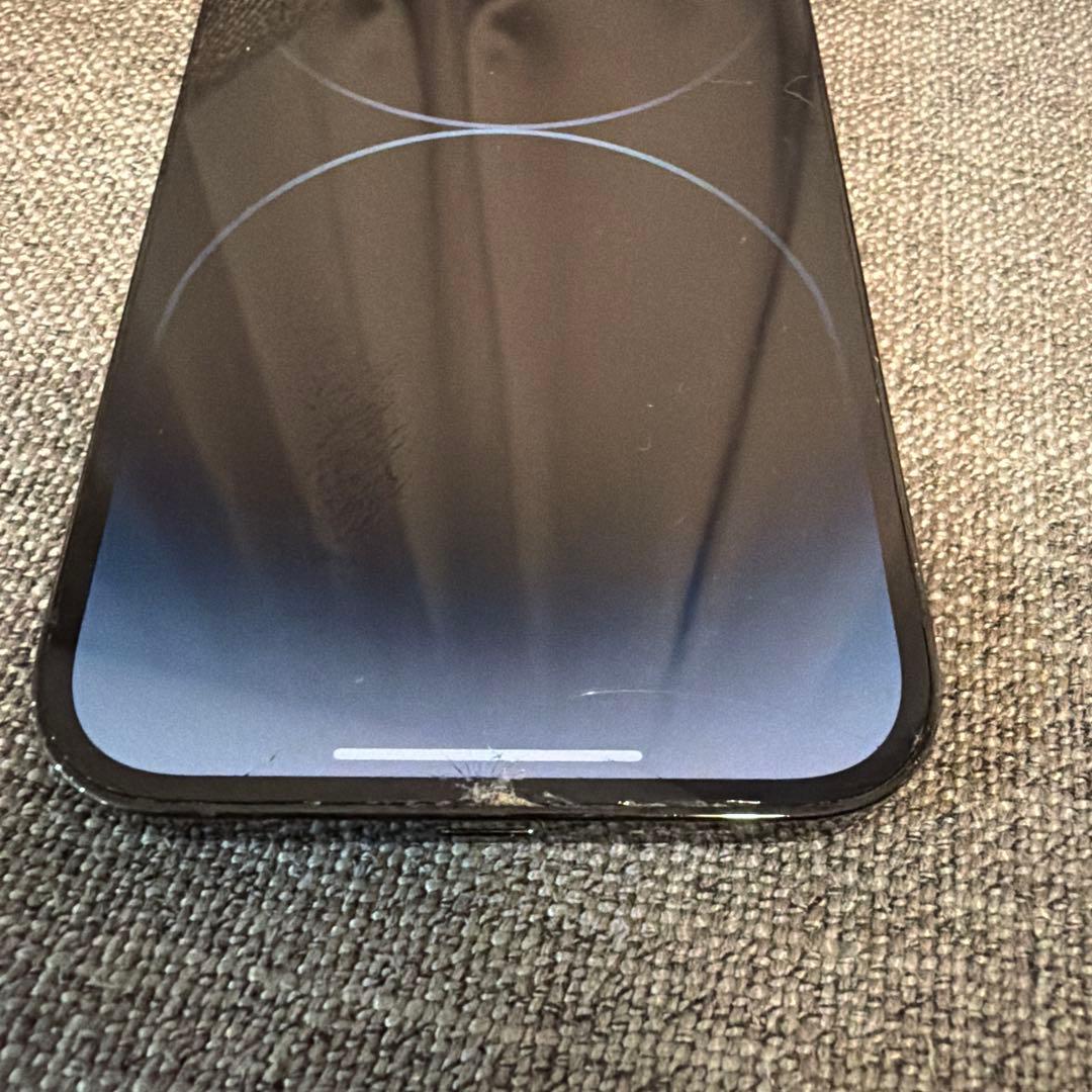 iPhone 14 Pro ホワイト 本体 512GB　ひび割れあり　箱付き