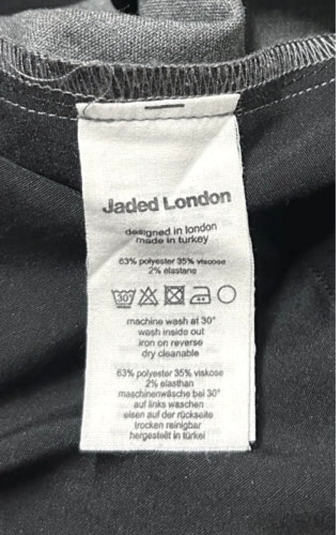 JADED LONDON Grey Goliath Trousers スラックス