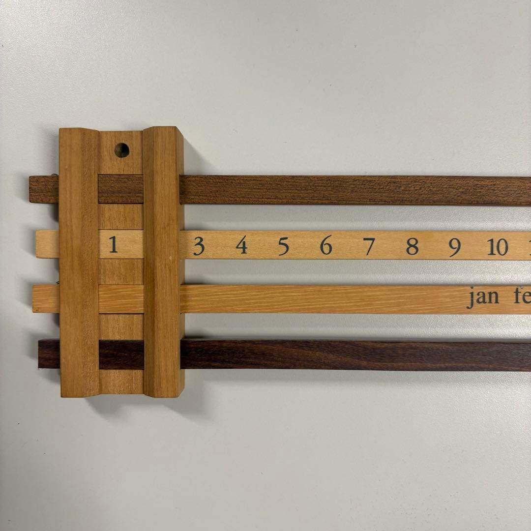 DANESE Calendario Bilanci ダネーゼ 木製カレンダー