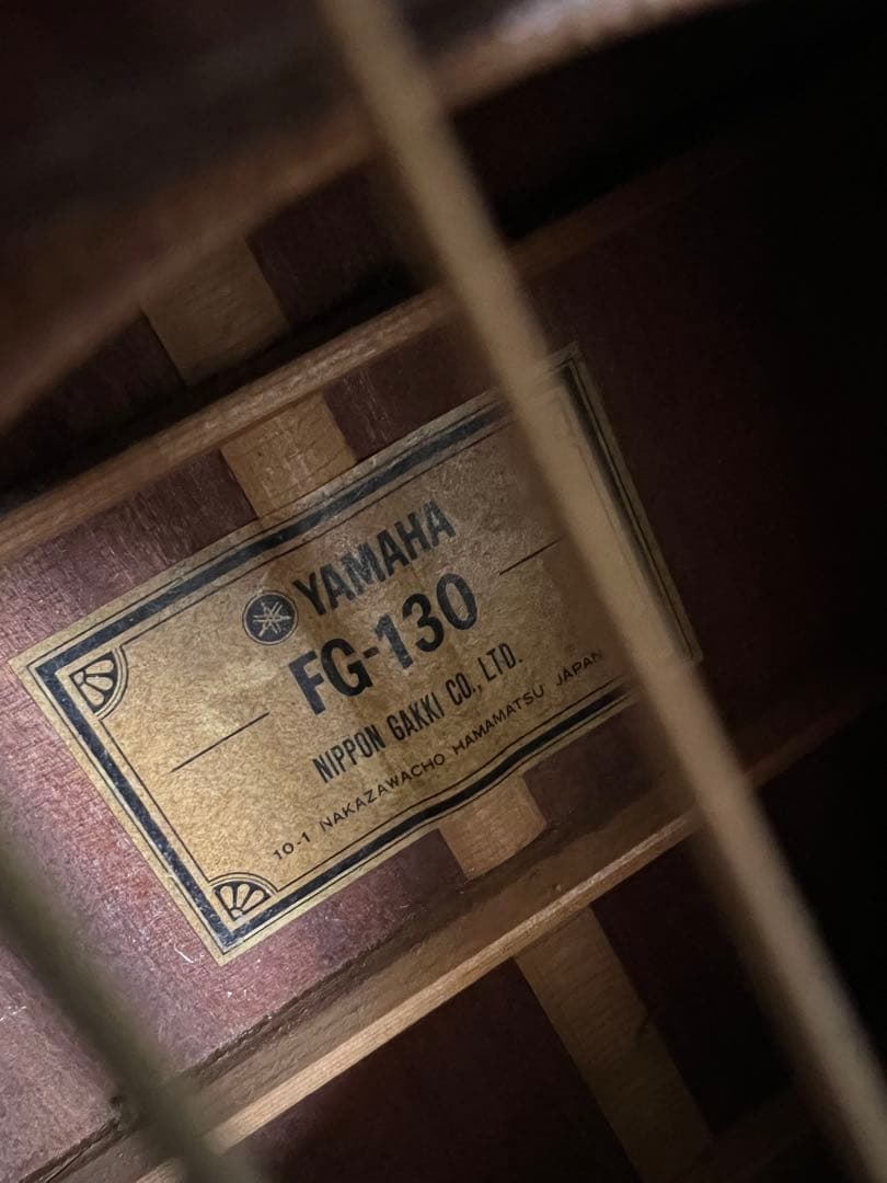 Yamaha fg-130 グリーンラベル