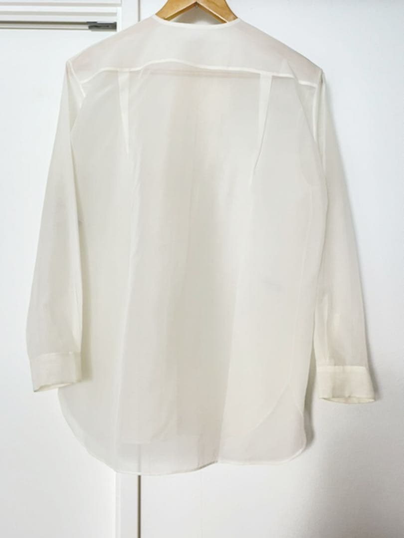 ドゥロワー　シアーシルクフリル　ブラウス　36 美品 入学式/卒業式　セレモニー