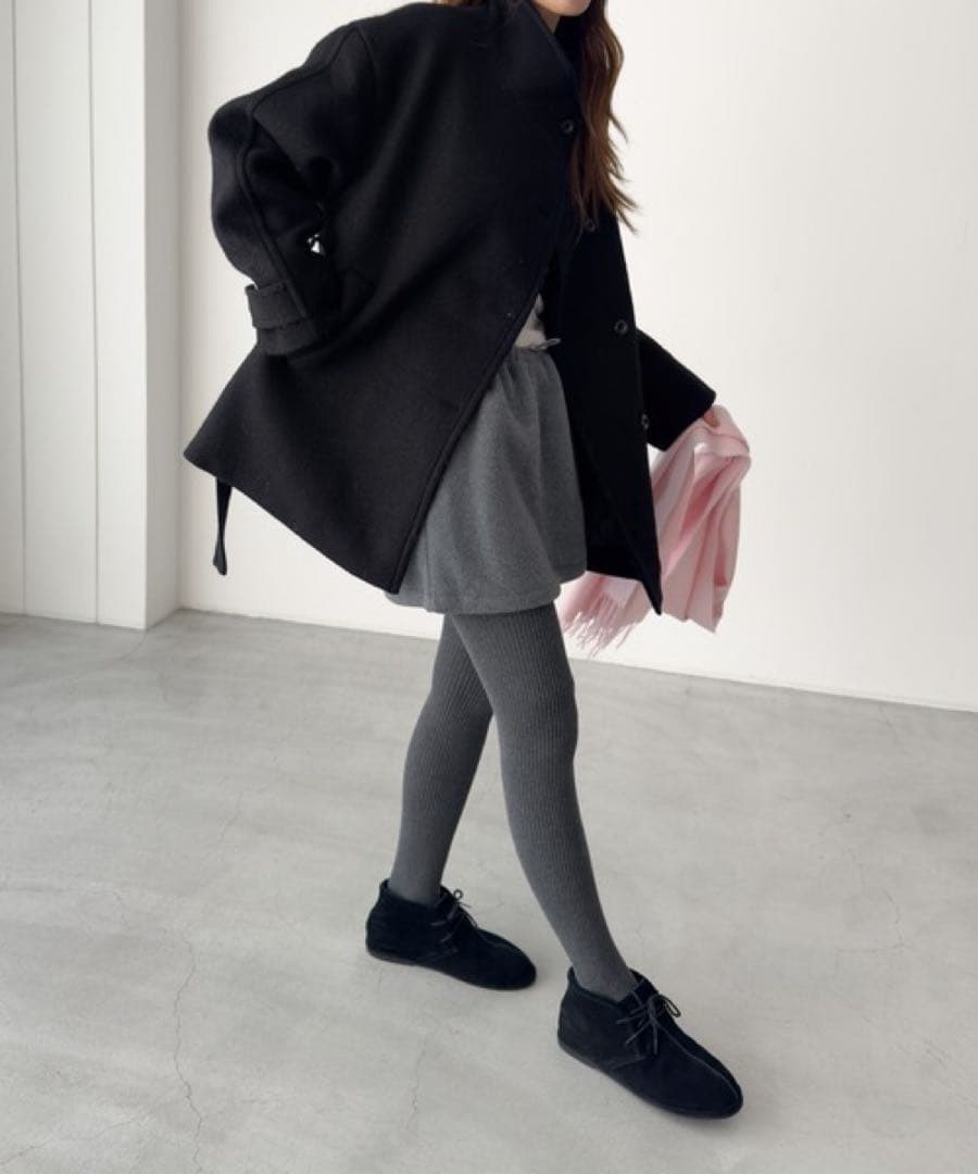 CANAL JEAN☆El marフリースミニスカート/靴下SET 新品✨