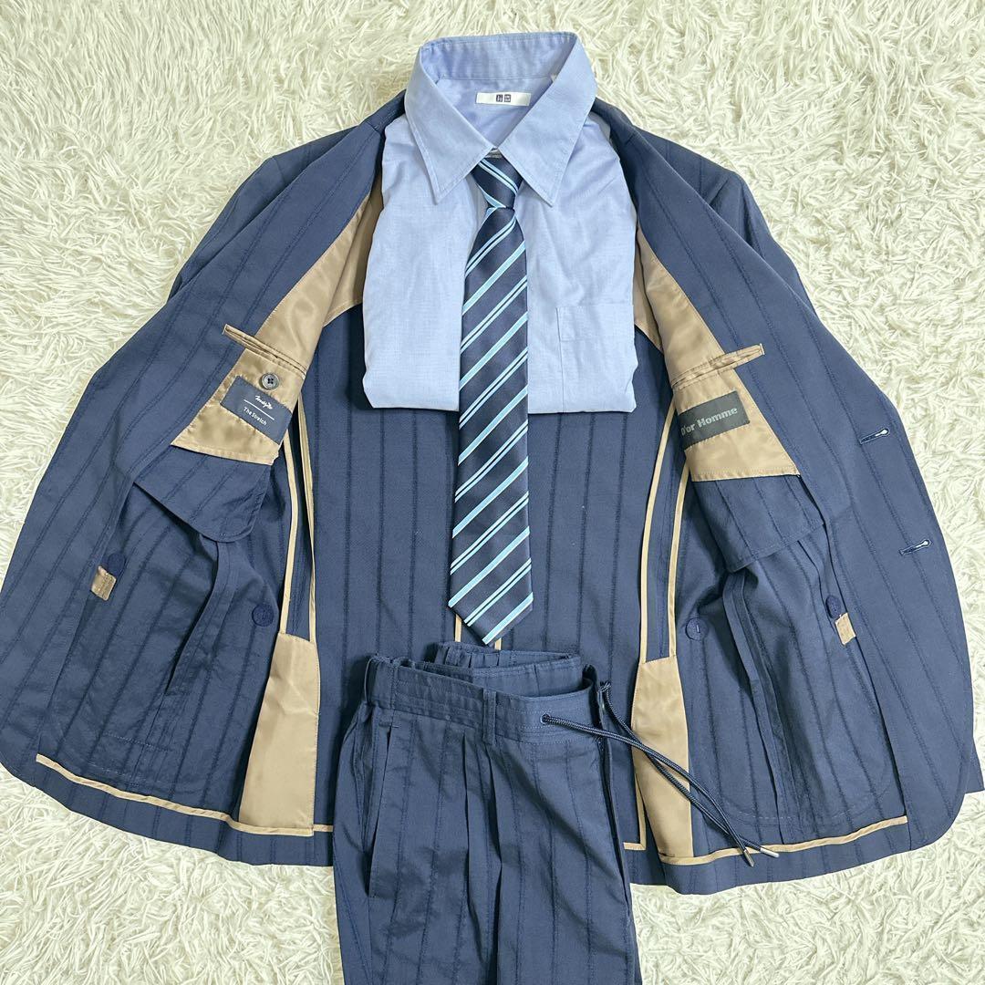 ✨高級✨　高身長　165 フォーマル　4点　卒業式　卒服　ネイビー　高級　男の子