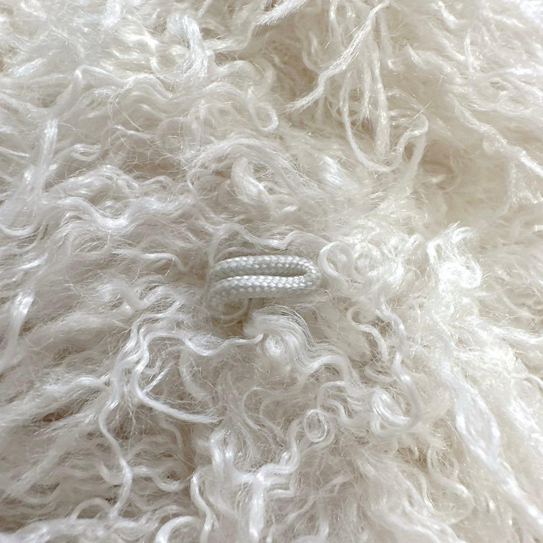 新品タグ付 完売品 チコ Chico プードルコート アイボリー ファーコート