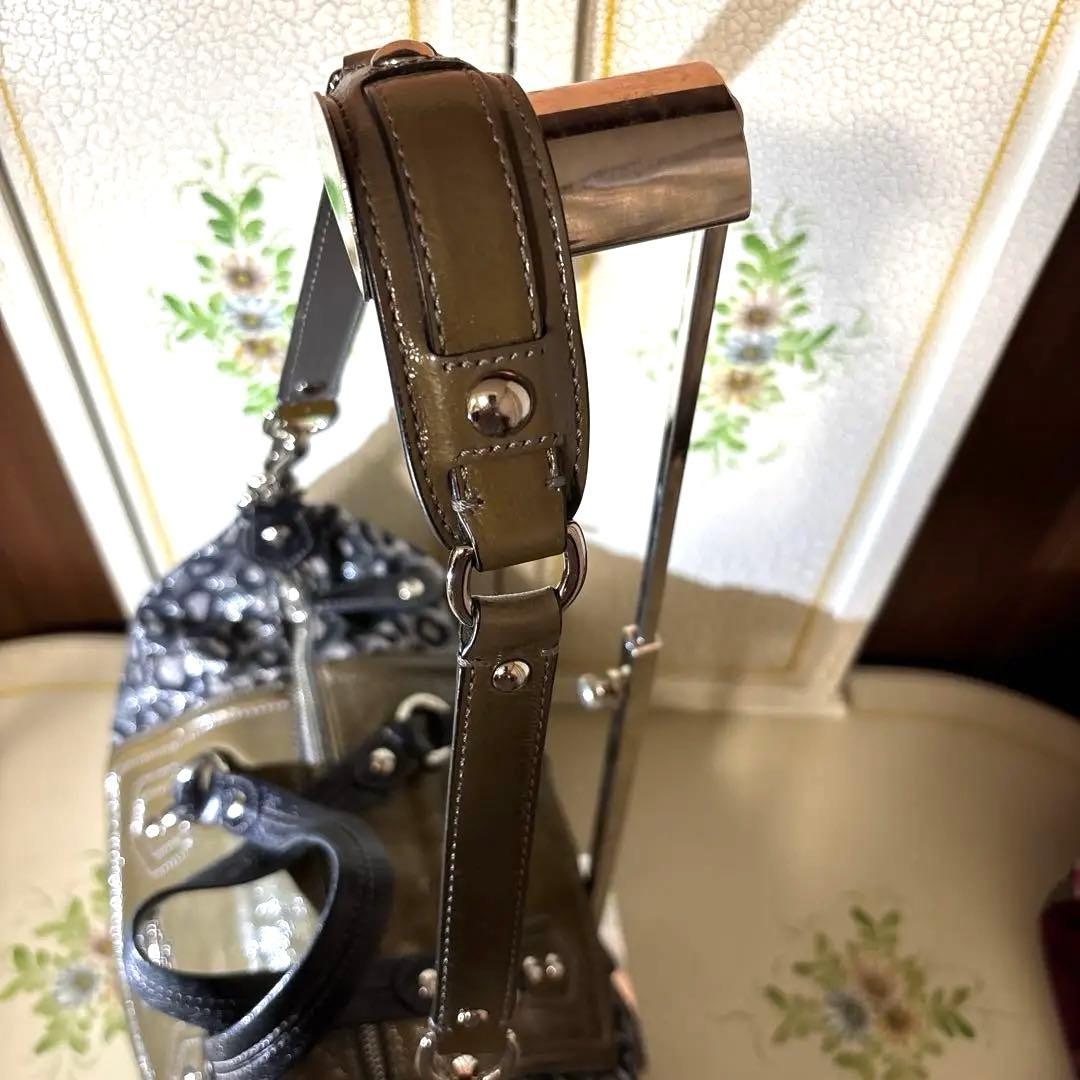 COACH 3WAY ハンドバッグ ショルダーバッグ レオパード柄