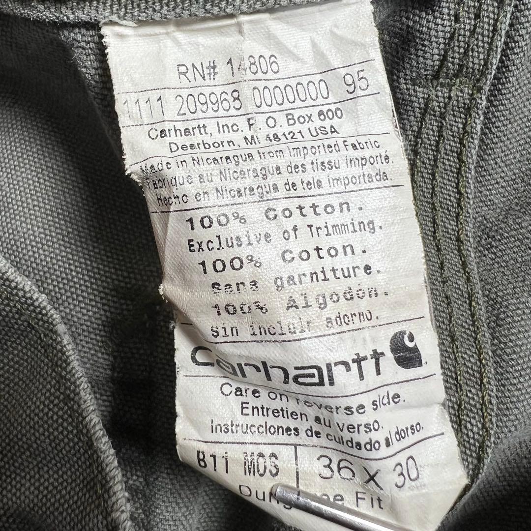 N*r様 Carhartt カーハート ダック地 ペインターパンツ W36 古着
