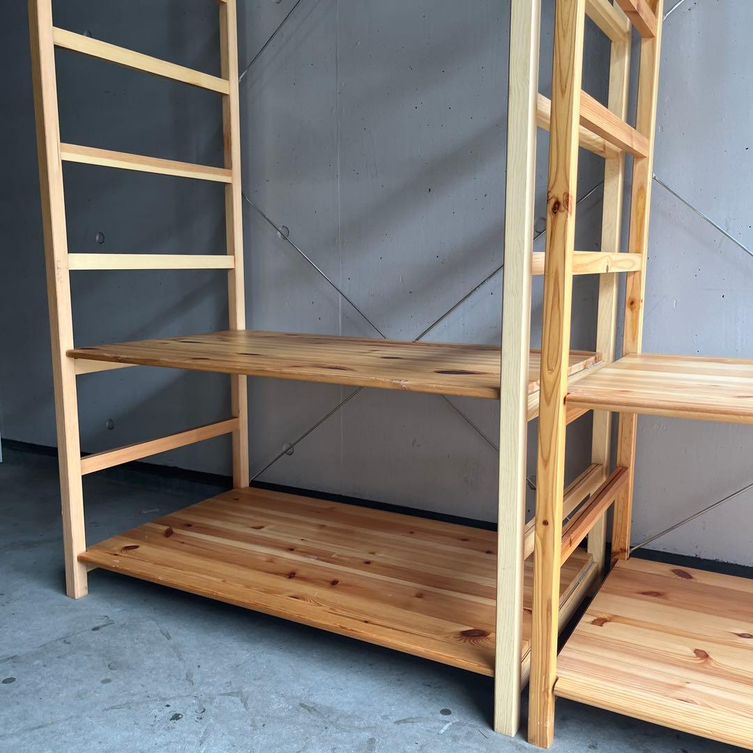 美品★無印 パイン材ユニットシェルフ・ワードローブ ２個セット