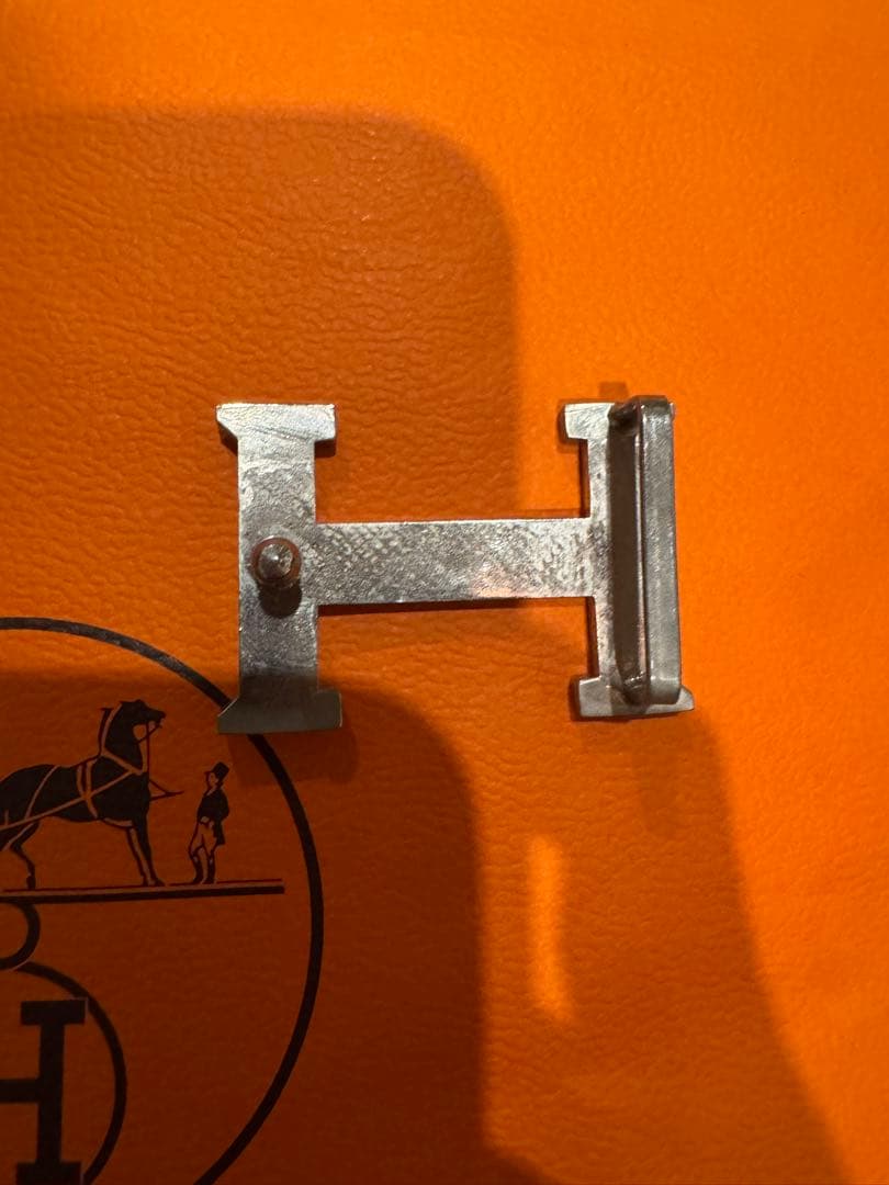 HERMES★H型シルバーバックルのみ